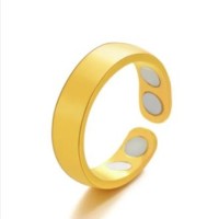 (gold) men's therapeutic Magnatic Rings---