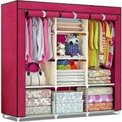 Portable Almari (Wine Red)